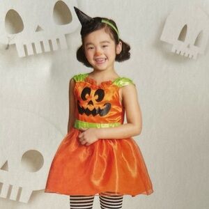 NWT Girls Jack O Lantern Costume Toddlers.